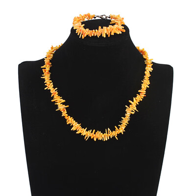 

Jewelry Set Fashion European And American Ocean Style Broken Shell Jewelry Multicolored Shell Necklace Bracelet Set