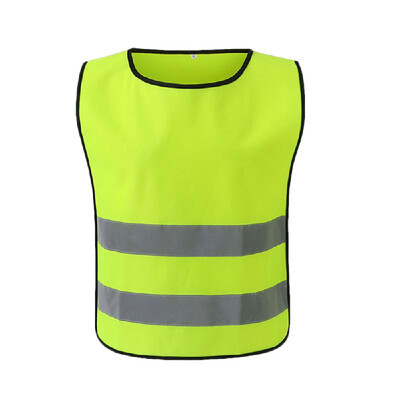 

Reflective Vest Security Clothing Workwear Working Clothes Safety Waistcoat Day Night Motorcycle Cycling Warning Round Neck for Ki