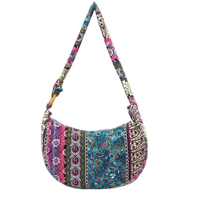 

Tailored Canvas Floral Folk-Custom Women Cloth Bag Hand Bag Printing Crossbody Bag