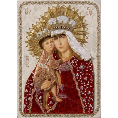 

5D DIY Crystal Diamond Painting Religion Cross Stitch Kit Embroidery Mosaic