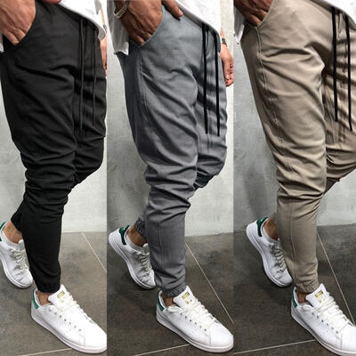 

Men Long Casual Sport Pants Gym Slim Fit Trousers Running Joggers Gym Sweatpants  L XL XXL XXXL