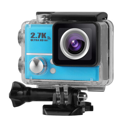 

20 Inch LCD 27K 30FPS Ultra-HD 1080P 60FPS 14MP Wifi Cam Action Camera Support for HDMI AV-Out FPV 170° Wide-Angle Lens with Div