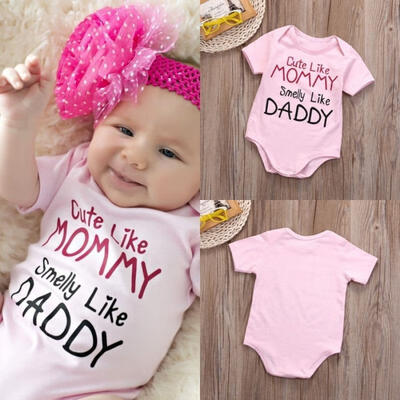 

Cute Newborn Infant Baby Girls Cotton Bodysuit Romper Jumpsuit Outfits Clothes