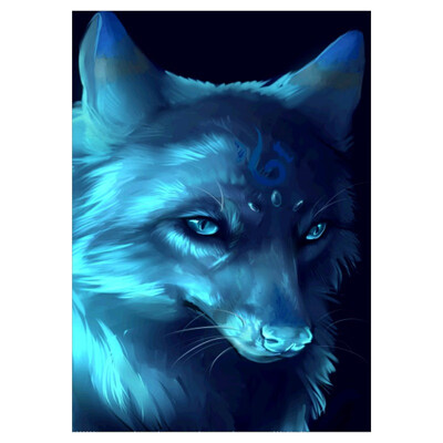 

5D DIY Animals Wolf Leopard Pattern Diamond Painting Art Drawing Crafts Embroidery Needlework for Home Wall Decor