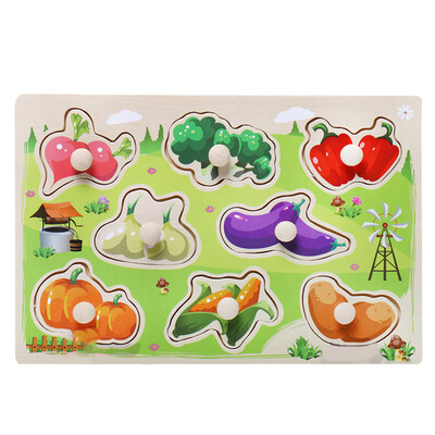 

Gotoamei Childrens Puzzle Grasp Board Puzzle Birthday Boy Girl Educational Toy