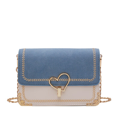 

Fashion pearl decoration straw female bag 2019 new temperament wild small square package tide Korean version of the chain shoulder bag