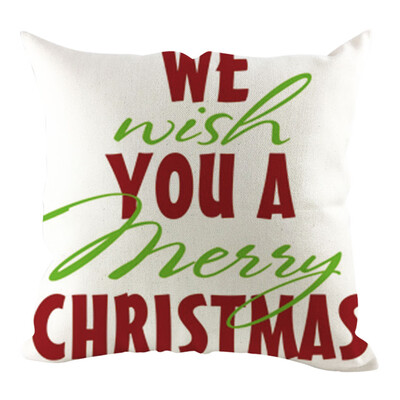 

Tailored Christmas Pillow Cover Pillowcases Decorative Sofa Cushion Cover 45x45cm