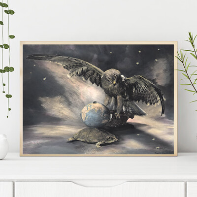 

Toponeto 5D DIY Diamond Painting Embroidery Round Diamond Home Decor Gift
