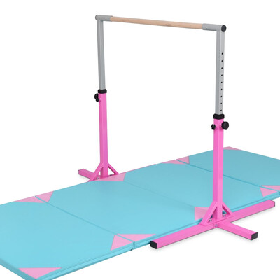 

Adjustable Gymnastics Bar Horizontal Bar for Kids