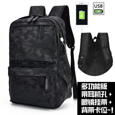 

Shoulder Bag Mens Fashion Travel Large Backpack Personality Camouflage Computer Bag Womens Leisure Simple Student Bag