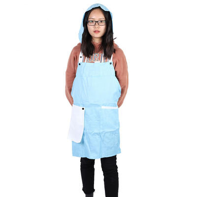 

Greensen Waterproof Adults Kitchen Chef Hooded Apron with Dish Cloth Cooking Baking Catering