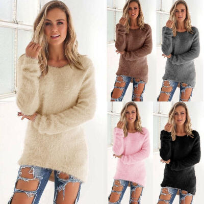 

Sexy Womens Long Sleeve Jumper Sweatshirt Coat New Casual Sweater Top Pullover