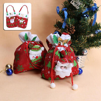 

Christmas Gift Handbag Candy Bag Merry Christmas Candy Bags Xmas Decor