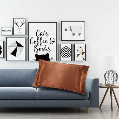 

Gobestart Eid Al-Fitr Pillowcase Linen Sofa Cushion Cover Home Decoration Pillowcase