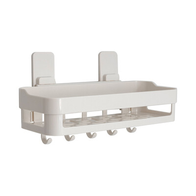 

Na Zhi Household Seamless shelf without shelf plastic white 14864