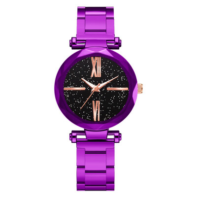 

Alloy steel belt table wish hot net red star quartz watch Roman numerals fashion casual womens watch
