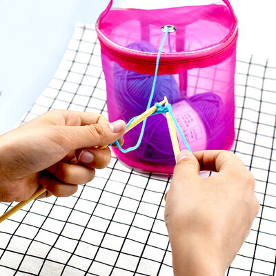 

〖Follure〗New Mesh Bag Lightweight Portable Yarn Crochet Thread Storage Organizer Tote