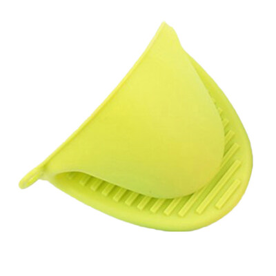 

1Pc Silicone Heat Resistant Oven Glove Anti-slip Pot Bowl Holder Clip Potholder