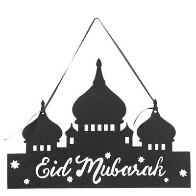 

Non-Woven Eid Mubarak Pendant Muslim Ramadan Party Home Wall Hang Ornament