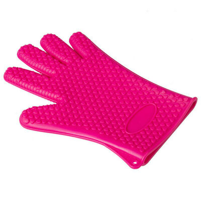 

Kitchen Silicone Heat Resistant Gloves Oven Grill Pot Holder BBQ Cooking Mitt