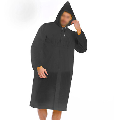 

Clear EVA Raincoat Transparent Festival See Through Rain Coat Raincoat Women Men