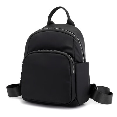 

Double shoulder bag woman tide Korean version 100 fashion canvas mini bag lady Oxford small backpack