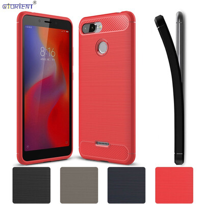 

Soft Armor Case Xiaomi Redmi 6 Silicone TPU Cover Xiomi Redmi 6 Redmi6 Bumper Case