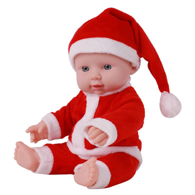 

Tailored Lifelike 12 inch Christmas Dolls Washable Soft Body Bbay Play Dolls Toy Gift
