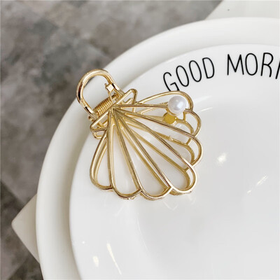 

Metal Women Girls Hair Clips Gold Plated Hair AccessoriesStar Moon Diamond Hairpins Circle Holder Hairgrips