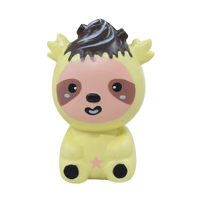 

Siaonvr Stress Reliever Simulated Cute Bear Scented Slow Rising Kids Squeezable Toy