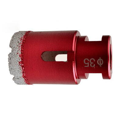 

35mm Diamond Drill Core Bits Vacuum Brazed Hole Saw M14 Thread Granite Marble