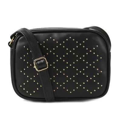 

Vintage Rivet Decor Shoulder Messenger Handbags Leather Women Crossbody Bag