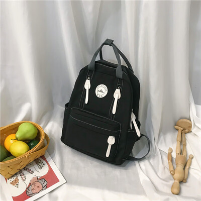 

Insfeng schoolbag female Korean version of senior high school students Chaobai College style simple ancient feeling Travel Shoulde