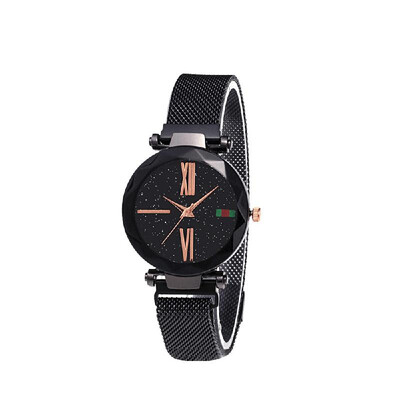 

Women Fashion Elegant Luxury Starry Sky Quartz Watch Lady Magnetic Band Jewelry Wristwatch