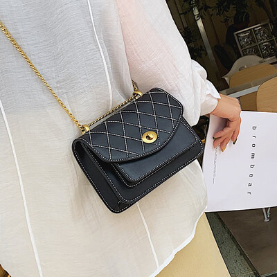 

Advanced sense chain bag handbag 2019 new fashion shoulder bag wild ins net red packet ocean Messenger bag