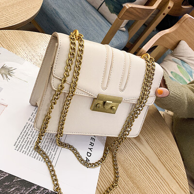 

Advanced sense bag foreign air female bag new 2019 Messenger bag female wild ins texture chain shoulder bag small bag
