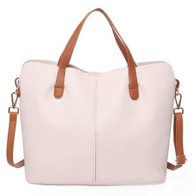 

Fashion Large Capacity Women Faux Leather Tote Crossbody Shoulder Bag Handbag
