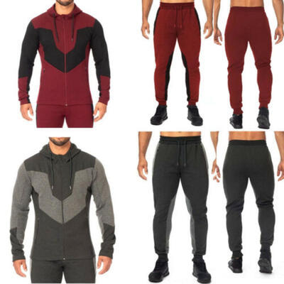 

Mens Tracksuit Jogging Hoodie Coat Jacket Trousers Pants Sports Sweat Suit Set