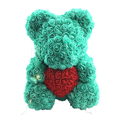 

Love Heart Foam Rose Flower Lovely Bear Valentine\s Day Birthday Romantic Gift