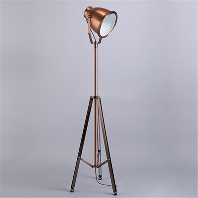 

Baycheer HL371757 Copper Vintage Spotlight LED Floor Lamp with Tripod
