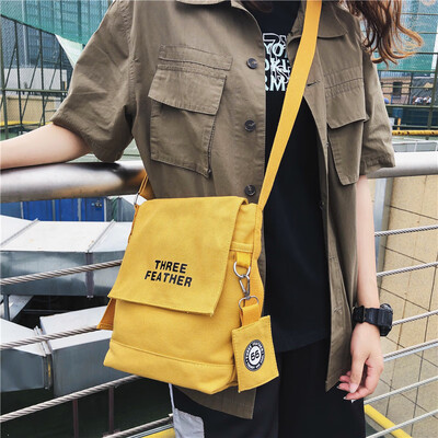 

Ins canvas bag ladys diagonal bag