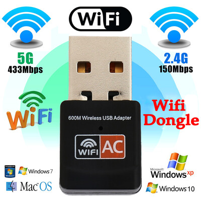 

New Wifi Dongle 150 Mbps 80211ac Dual Band 5GHz Mini Wireless Network USB Wifi Adapter for PC Desktop Laptop Tablet