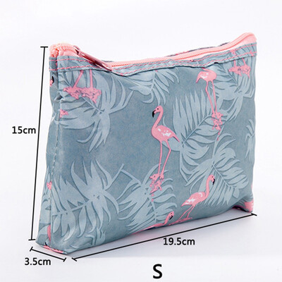 

Ladies Cosmetic Bag Fashion Flamingos Cosmetic Makeup Bag Large Capacity Travel Girl Women Envelope Handbag