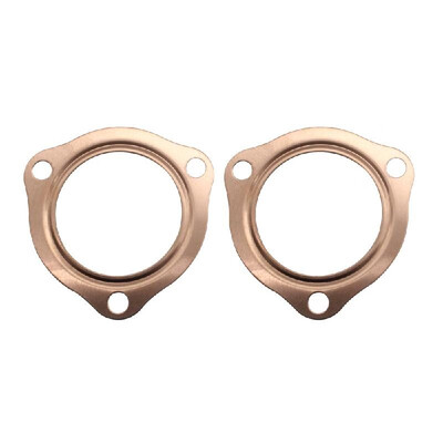 

Copper Header Exhaust Collector Gaskets 2 12" Reusable for SBC BBC 302 350 454 25"