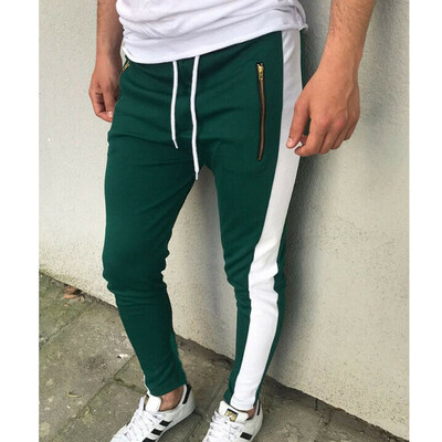 

Mens Gym Slim Fit Trousers Tracksuit Bottoms Skinny Joggers Sweat Track Pants