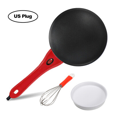 

3PCSSet Electric Crepe Maker Pizza Pancake Machine Non-stick Cooking Tool Portable Pancake Pan