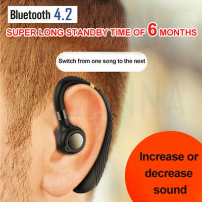 

NEW Hands-free Car Headset Headphone Earphone Earbud Bluetooth Wireless Ear Hook