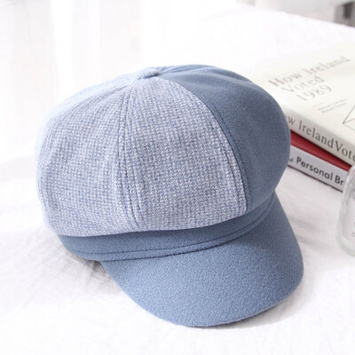 

Womens Adjustable Beret Newsboy Soft Ladies Vintage Wool Cabbie Hats\Cap