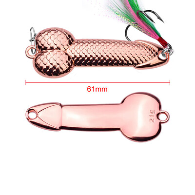 

Saidsome 21G Hard Metal Wobble Fish Lures Spoon Lure Feather Bait Hook Fishing Tackl fishing bait fishing lure