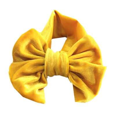 

Baby Toddler Kids Girls Bow Hairband Turban Knot Cotton Cute Headband Headwear